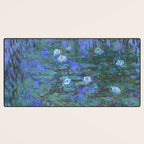 Claude Monet "Water Lilies" (7) Desk Mat Gallery Image 3