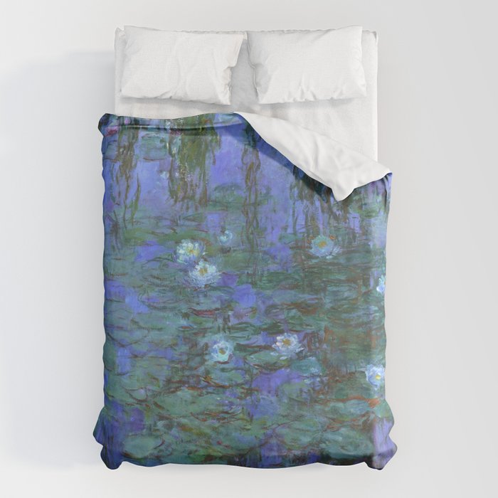 Claude Monet "Water Lilies" (7) Duvet Cover Gallery Image 6