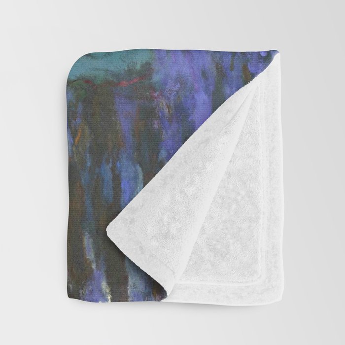 Claude Monet "Water Lilies" (7) Throw Blanket Gallery Image 3