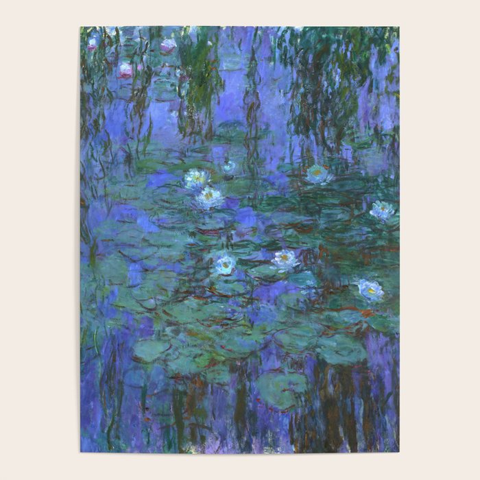 Claude Monet "Water Lilies" (7) Poster Gallery Image 4