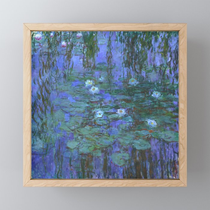 Claude Monet "Water Lilies" (7) Mini Art Print Gallery Image 1