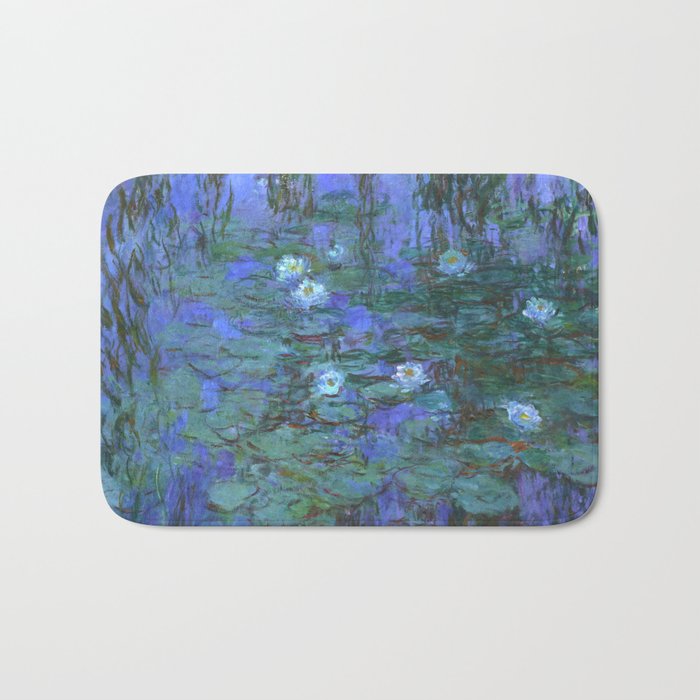 Claude Monet "Water Lilies" (7) Bath Mat Gallery Image 1