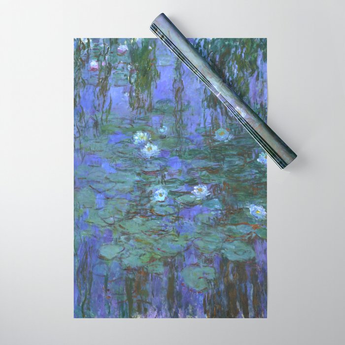 Claude Monet "Water Lilies" (7) Wrapping Paper Gallery Image 1