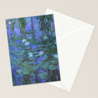 Claude Monet "Water Lilies" (7) Stationery Card Gallery Image 2