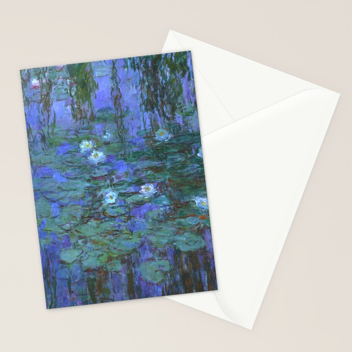 Claude Monet "Water Lilies" (7) Stationery Card Gallery Image 2