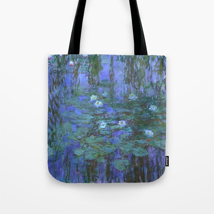 Claude Monet "Water Lilies" (7) Tote Bag Gallery Image 1