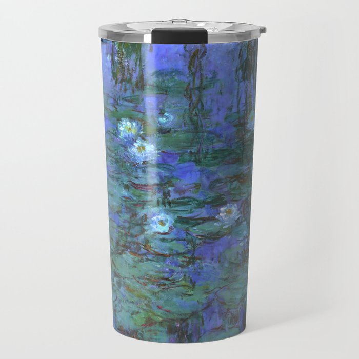 Claude Monet "Water Lilies" (7) Travel Mug Gallery Image 1