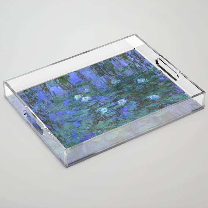 Claude Monet "Water Lilies" (7) Acrylic Tray Gallery Image 1