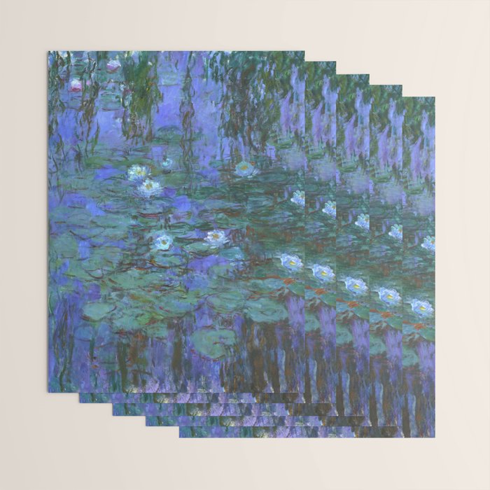 Claude Monet "Water Lilies" (7) Wrapping Paper Gallery Image 3