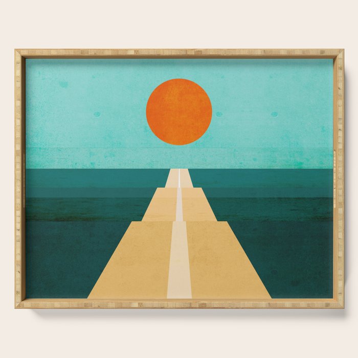 The Road Less Traveled Serving Tray Gallery Image 1