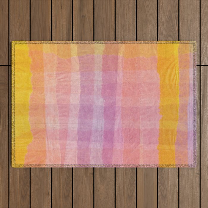 Paper Plaid Outdoor Rug Gallery Image 1