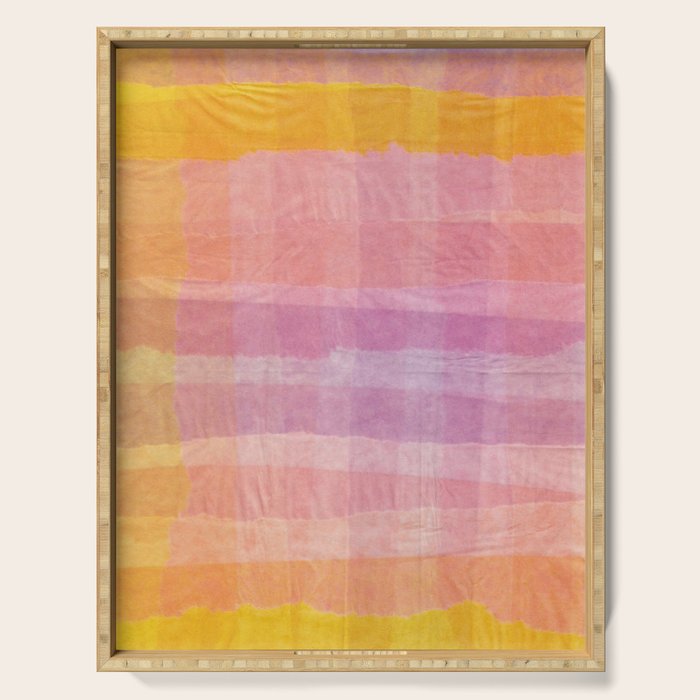 Paper Plaid Serving Tray Gallery Image 1