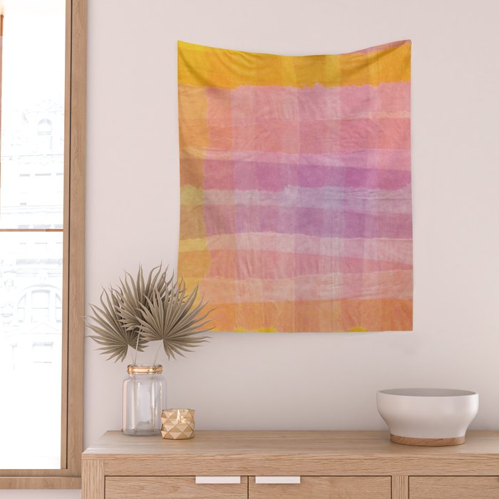 Paper Plaid Wall Tapestry Gallery Image 2