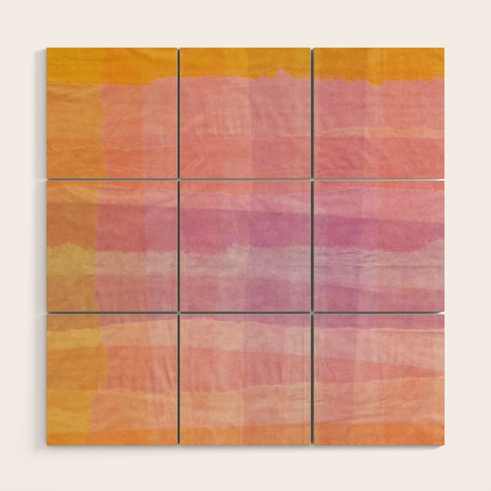 Paper Plaid Wood Wall Art Gallery Image 1
