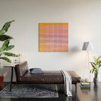 Paper Plaid Wood Wall Art Gallery Image 2