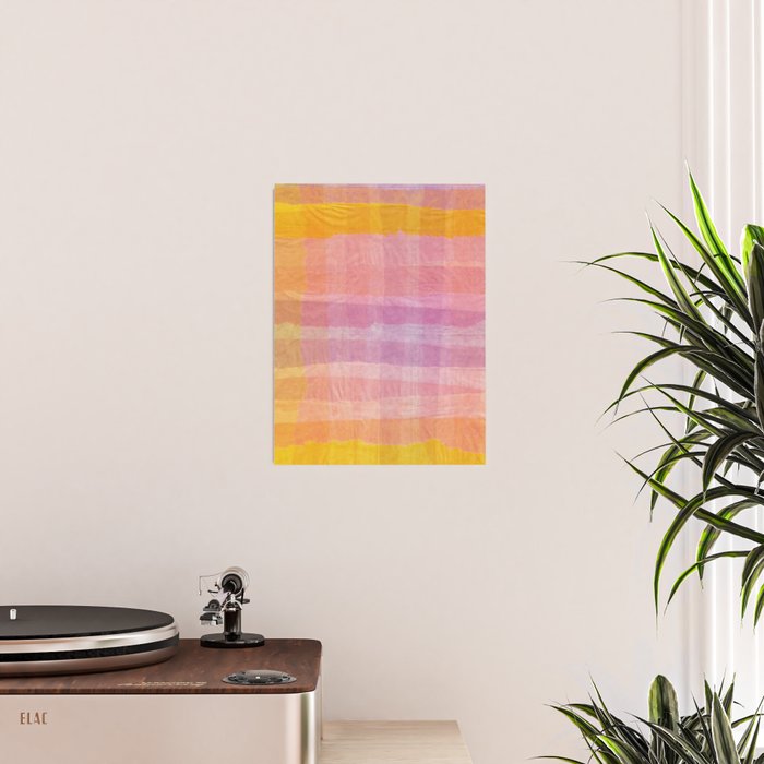 Paper Plaid Poster Gallery Image 2