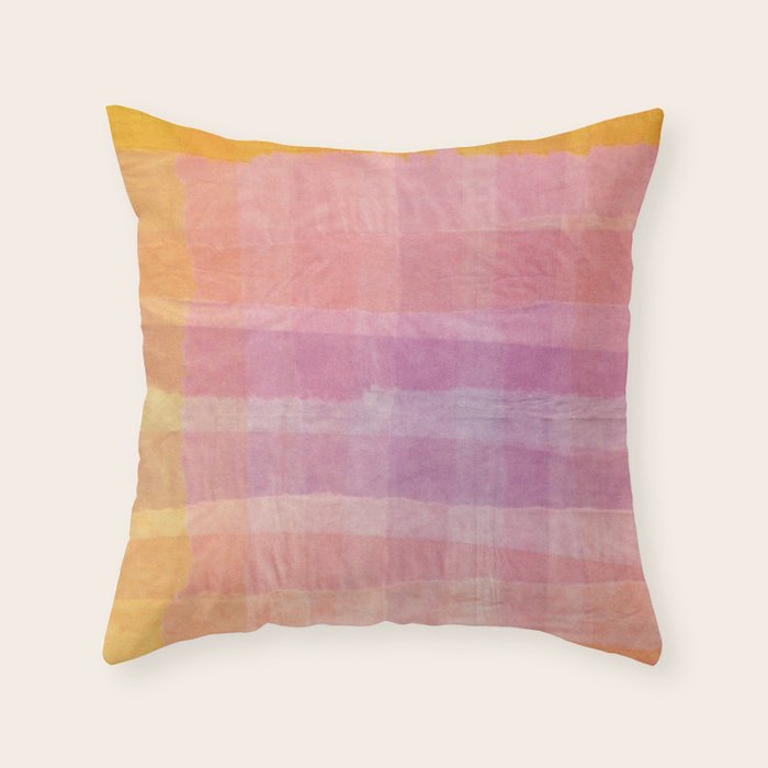Paper Plaid Throw Pillow Gallery Image 6