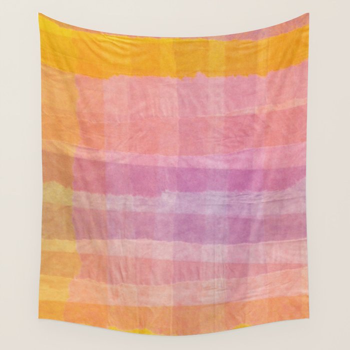 Paper Plaid Wall Tapestry Gallery Image 1