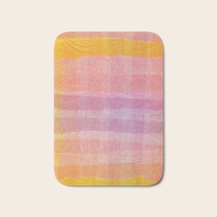 Paper Plaid Bath Mat Gallery Image 1