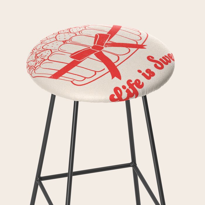 Preppy Strawberry Cake Stool Gallery Image 2