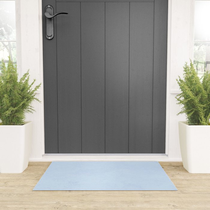 Light Blue Welcome Mat Gallery Image 3