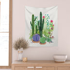 Cactus Garden Wall Tapestry Gallery Image 2