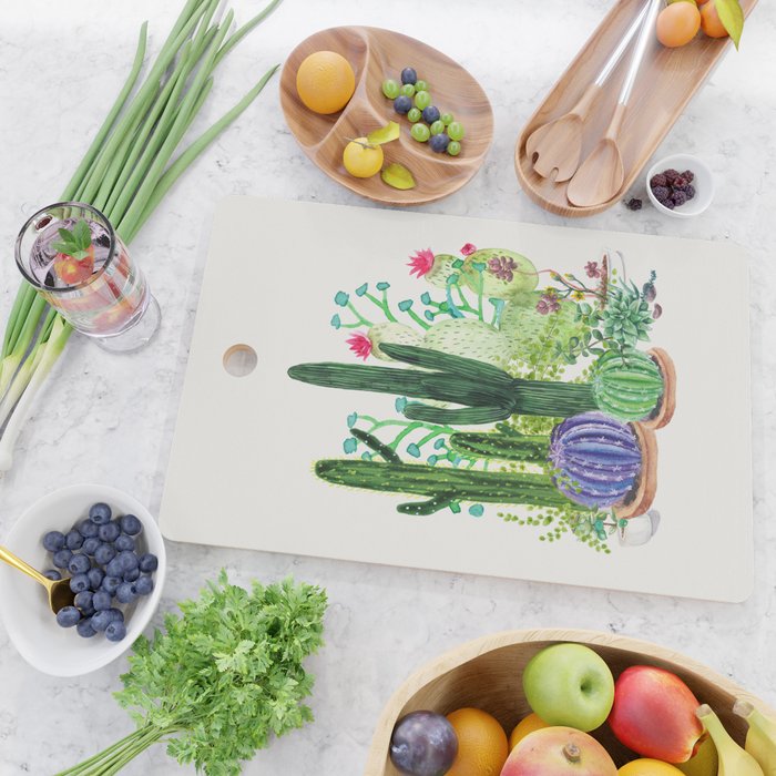 Cactus Garden Cutting Board Gallery Image 2