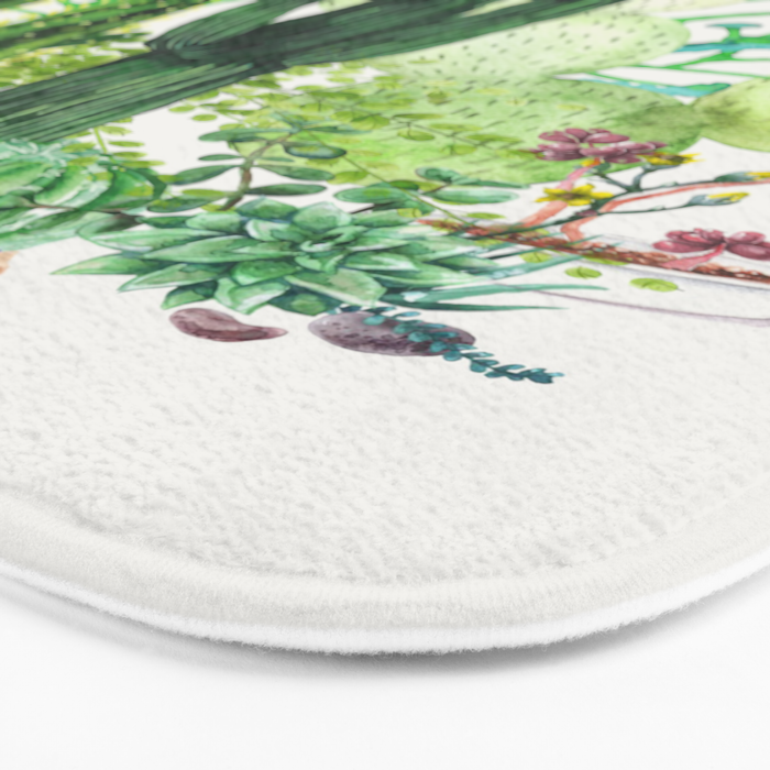 Cactus Garden Bath Mat Gallery Image 3