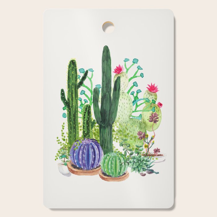 Cactus Garden Cutting Board Gallery Image 1