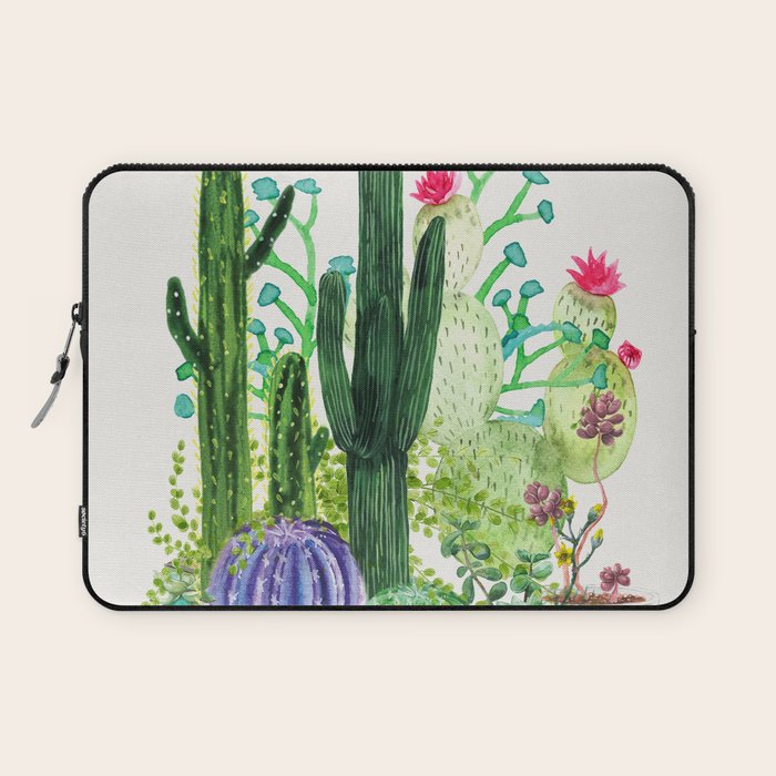 Cactus Garden Laptop Sleeve Gallery Image 1