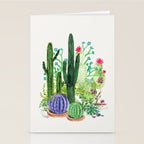 Cactus Garden Stationery Card Gallery Image 2