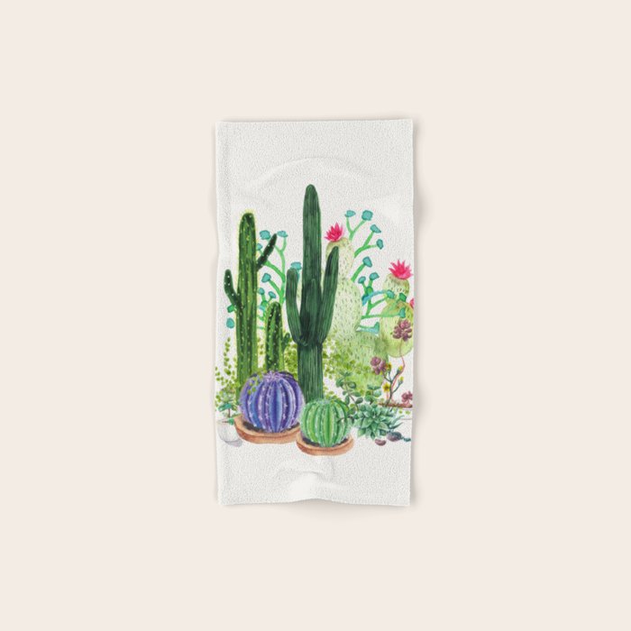 Cactus Garden Bath Towel Gallery Image 1