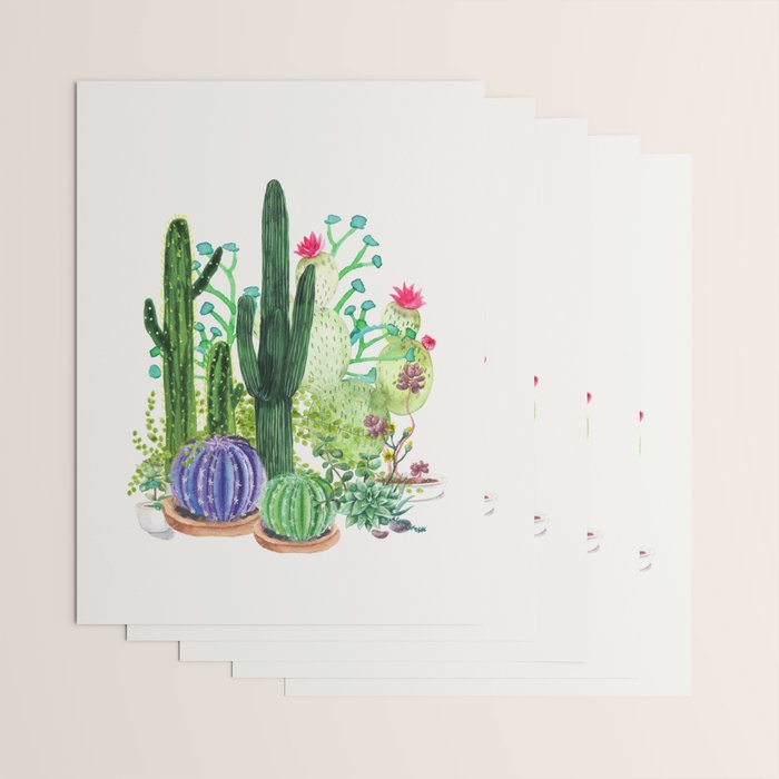 Cactus Garden Wrapping Paper Gallery Image 3