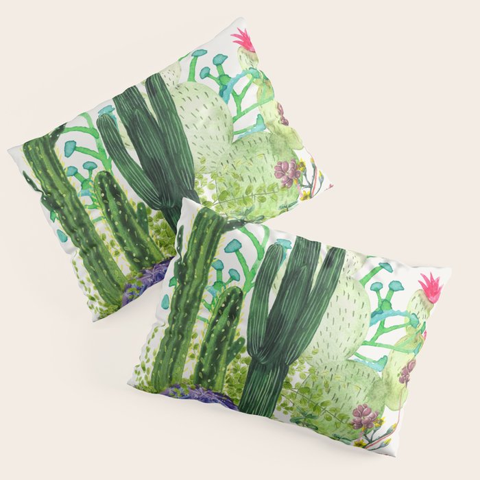 Cactus Garden Pillow Sham Gallery Image 1