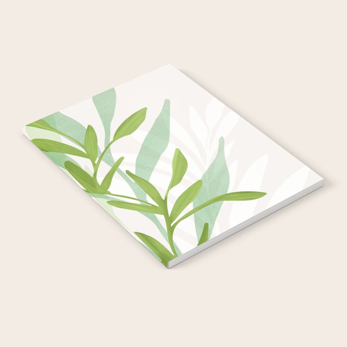 Wild Greenery / Abstract Botanical Series Notebook Gallery Image 2