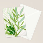 Wild Greenery / Abstract Botanical Series Stationery Card Gallery Image 2