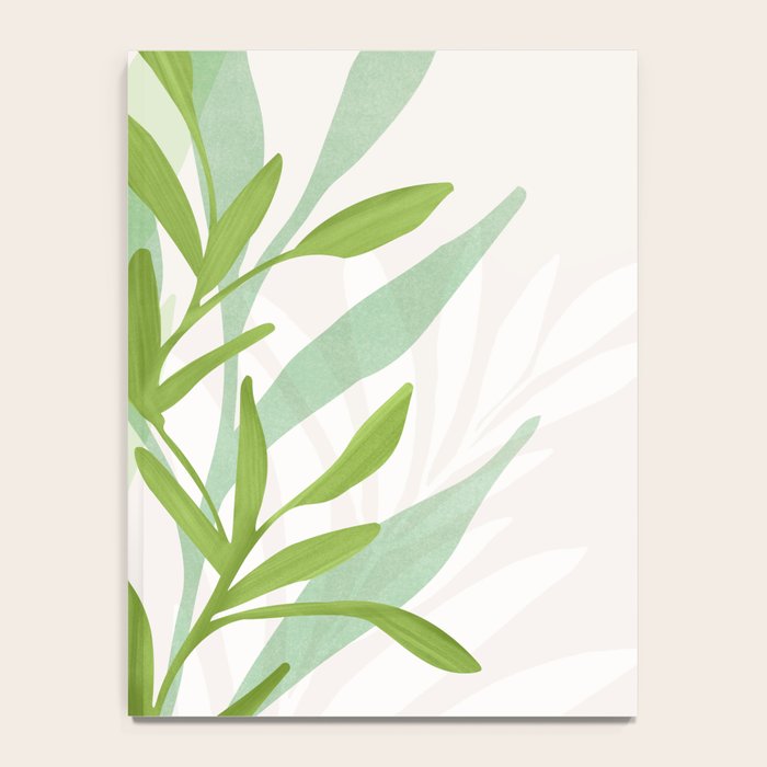 Wild Greenery / Abstract Botanical Series Notebook Gallery Image 4