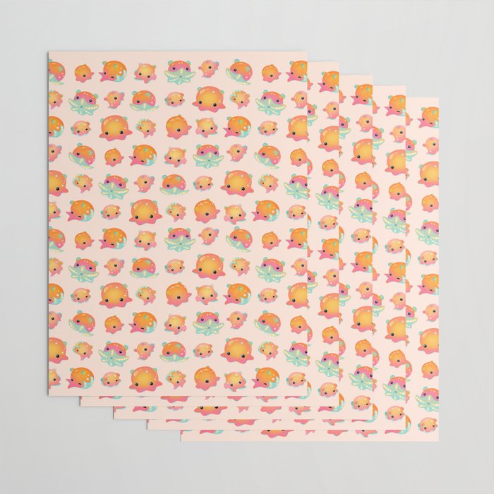 Flapjack octopus Wrapping Paper Gallery Image 3