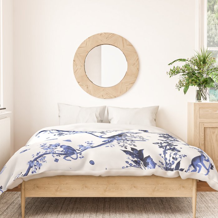 Monkey World Jouy Duvet Cover Gallery Image 3