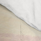 abstract landscape with pink sky over white cloud mountain Comforter Gallery Image 4