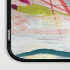 abstract landscape with pink sky over white cloud mountain Laptop Sleeve Gallery Image 3