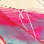abstract landscape with pink sky over white cloud mountain Coffee Mug Gallery Image 2