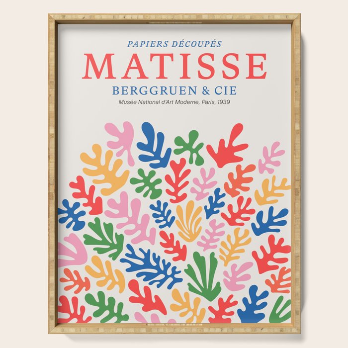Matisse Paper Collage I Serving Tray Gallery Image 1