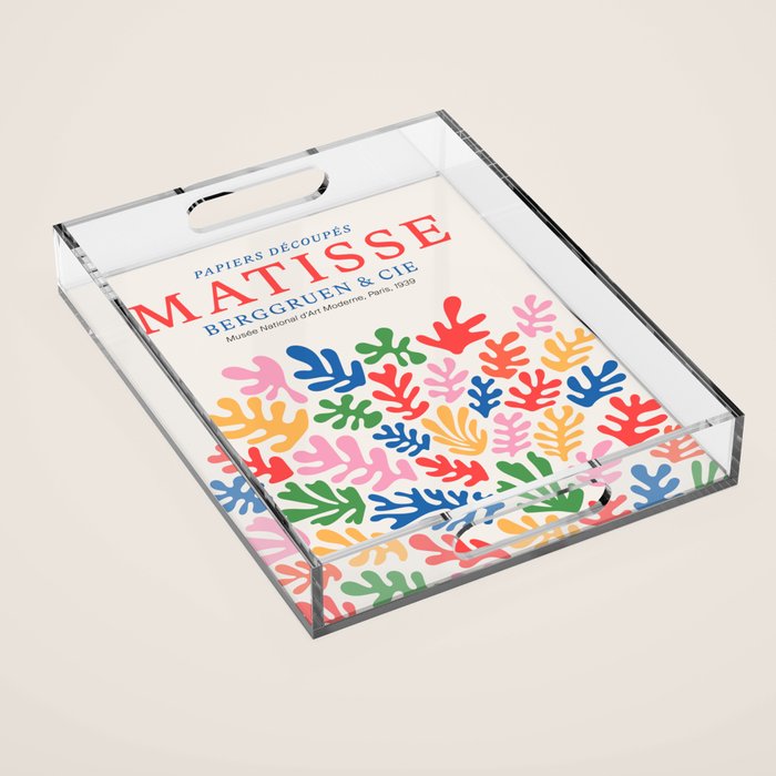 Matisse Paper Collage I Acrylic Tray Gallery Image 1