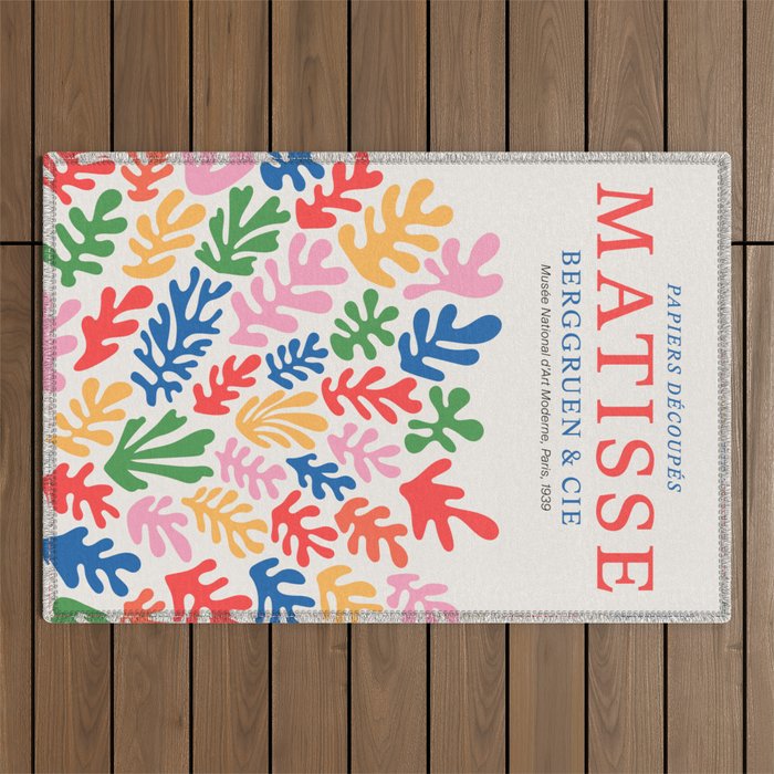Matisse Paper Collage I Outdoor Rug Gallery Image 1
