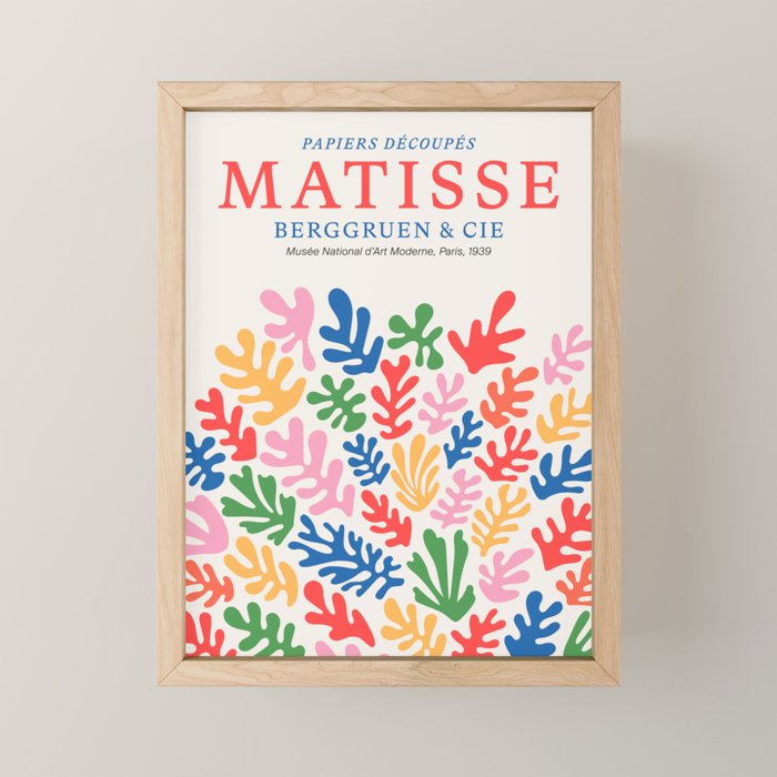 Matisse Paper Collage I Mini Art Print Gallery Image 1