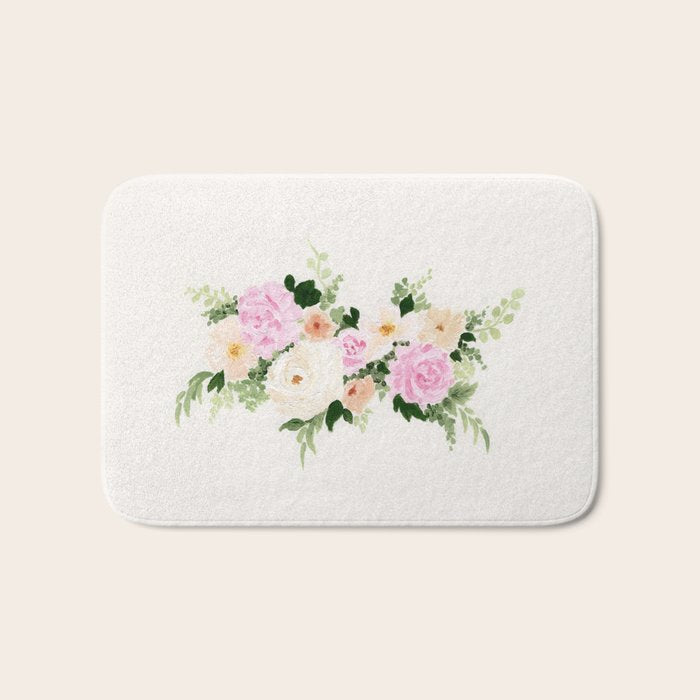 Mini Oil Bouquet 2 Bath Mat Gallery Image 1