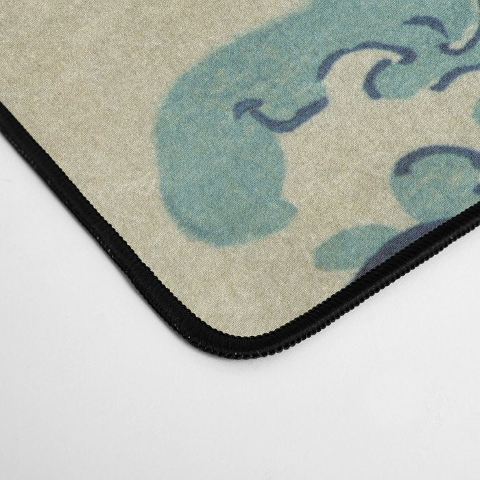 The Classic Japanese Great Wave off Kanagawa Print by Hokusai Desk Mat Gallery Image 4