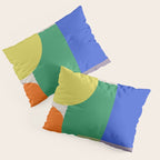 Colorful Abstract Geometric Modern Art Pillow Sham Gallery Image 3