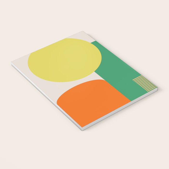 Colorful Abstract Geometric Modern Art Notebook Gallery Image 3